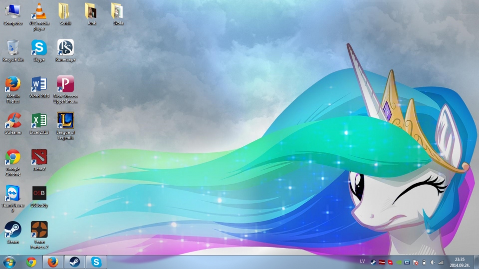 Mans Desktop, rate hate utt. attēls