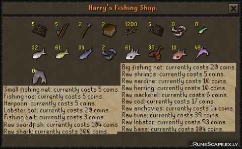 Fishing shop