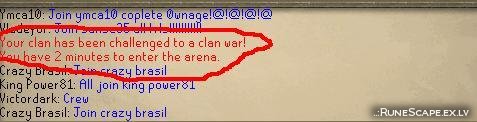 Your clan has been challenged to a clan war! Your clan has been challenged to a clan war!