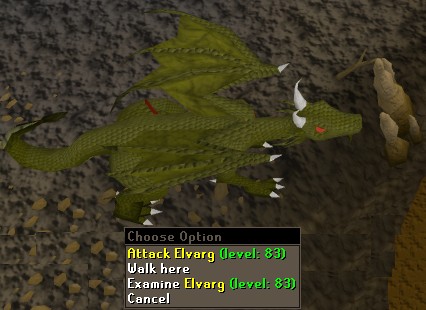 The mighty Elvarg...